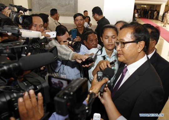 Parlemen Kamboja resmi mengakui Sam Rainsy sebagai legislator terpilih - ảnh 1