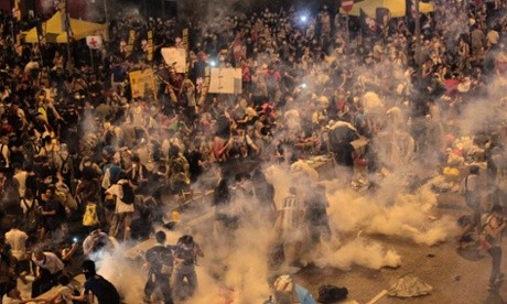 Tiongkok memprotes gerakan “Menduduki Pusat” di Hong Kong - ảnh 1