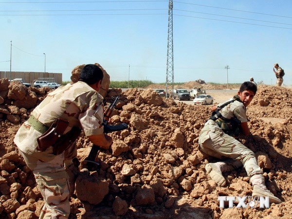 Kekuatan orang Kurdi di Irak datang ke kota madya Kobane untuk melawan IS - ảnh 1