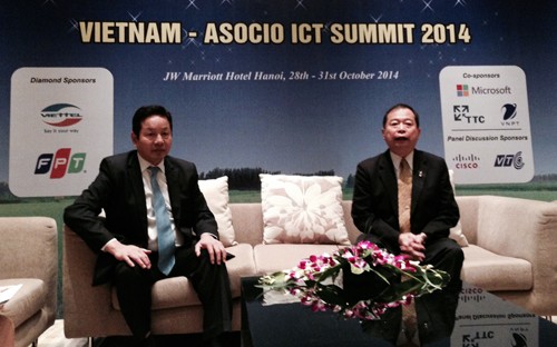 Ketua ASOCIO menilai tinggi Vietnam yang menyelenggarakan Forum ASOCIO-2014 - ảnh 1