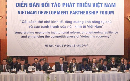 Para mitra perkembangan berkomitmen terus mendukung Vietnam melaksanakan target-target perkembangan - ảnh 1