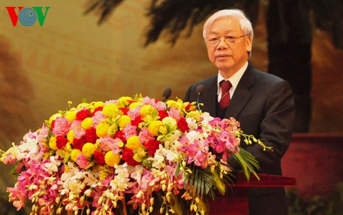 Rapat umum untuk memperingati ultah ke-85 berdirinya Partai Komunis Vietnam - ảnh 1