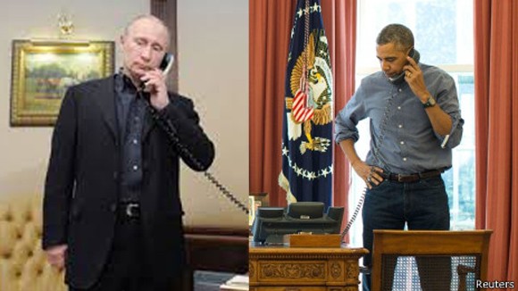 Pemimpin Rusia dan Amerika Serikat melakukan pembicaraan via telepon menjelang pertemuan puncak Normandie tentang Ukraina - ảnh 1