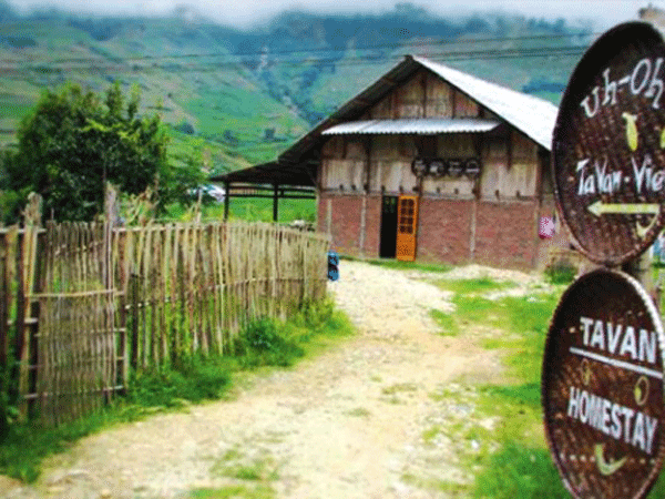 Rumah tradisional dari warga etnis minoritas Giay - ảnh 2
