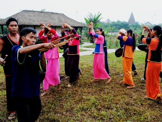 Instrumen-instrumen musik yang tipikal dari warga etnis Raglai - ảnh 1