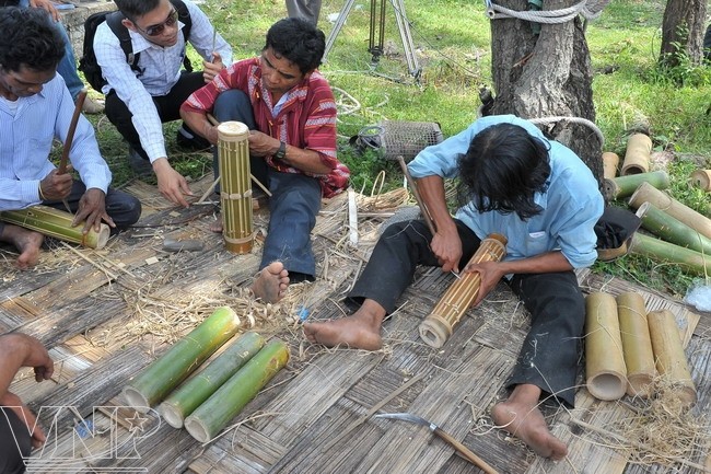 Instrumen musik Chapi memenuhi hati warga etnis minoritas Raglai - ảnh 2