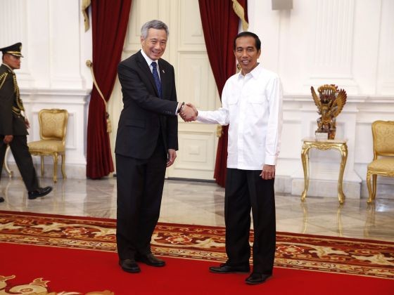 Presiden Indonesia berkunjung di Singapura - ảnh 1