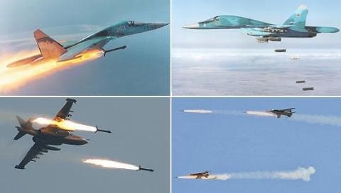 Angkatan Udara Rusia menghancurkan banyak sasaran penting IS di Suriah - ảnh 1
