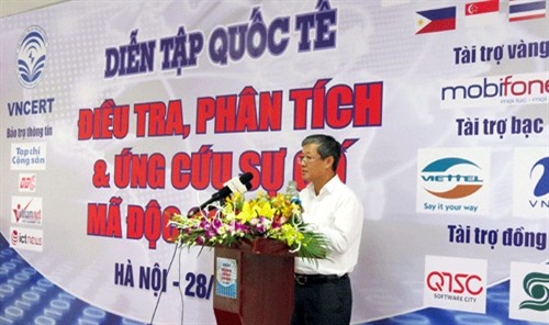 Vietnam berpartisipasi pada latihan tentang keselamatan informasi internasional - ảnh 1
