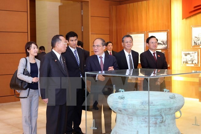 Ketua Majelis Tinggi Jepang mengakhiri dengan baik kunjungan resmi di Vietnam - ảnh 1