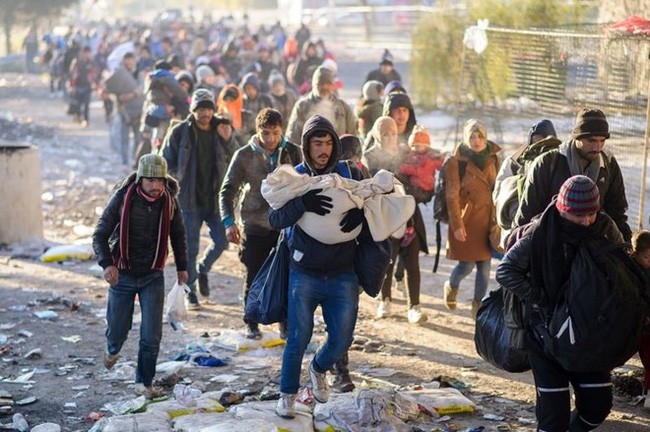 Kira-kira sejuta migran telah datang di Eropa pada 2015 - ảnh 1