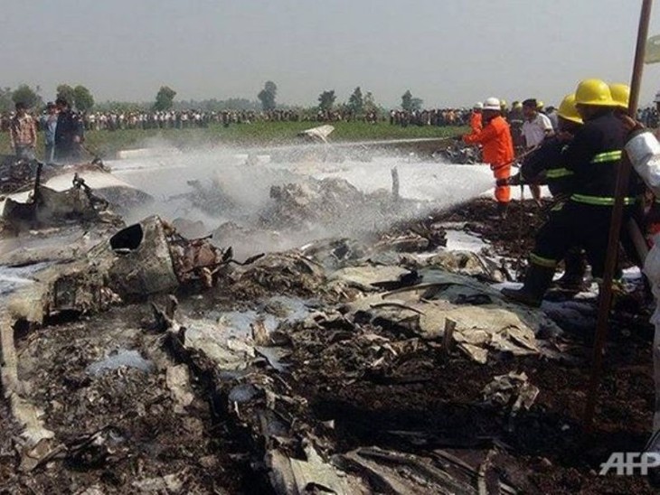 Pesawat militer Indonesia dan Myanmar jatuh - ảnh 1