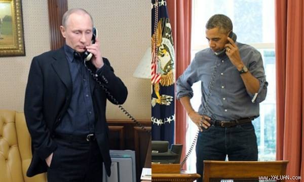 Pimpinan Rusia dan Amerika Serikat melakukan pembicaraan telepon tentang situasi Suriah - ảnh 1
