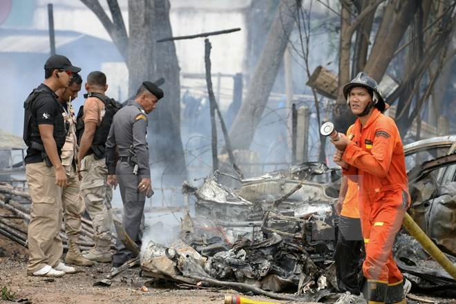 Tujuh orang menjadi korban dalam serangan bom di Thailand - ảnh 1