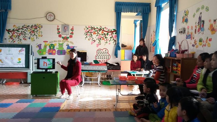 Pembukaan perpustakaan yang akrab dengan anak-anak dengan bersandar pada komunitas dari UNICEF - ảnh 1