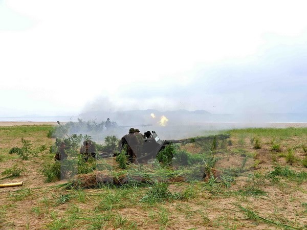 RDR Korea memperingati ultah ke-84 Berdirinya Tentara - ảnh 1