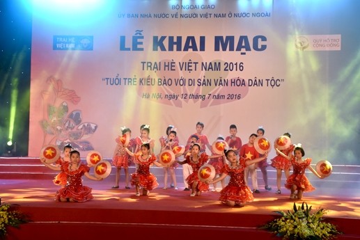 Pembukaan Perkemahan Musim Panas Vietnam 2016 - ảnh 1