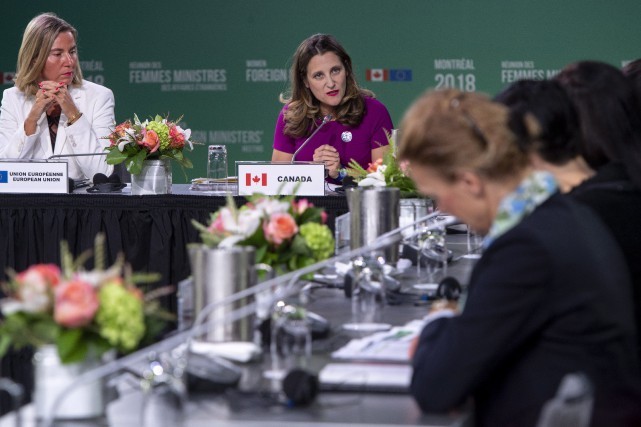 Première réunion de femmes ministres des Affaires étrangères à Montréal - ảnh 1
