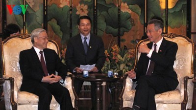 Neuer Entwicklungsschritt in den Beziehungen zwischen Vietnam und Singapur - ảnh 1