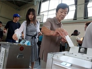 Senatswahlen in Japan beginnen - ảnh 1