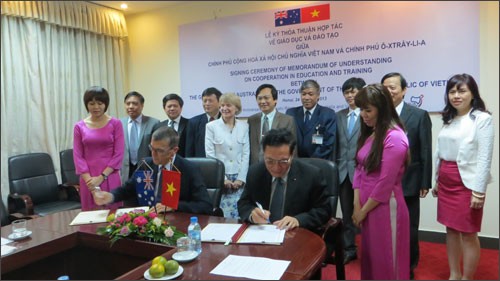 Memorandum of Understanding über Ausbildung zwischen Vietnam und Australien - ảnh 1