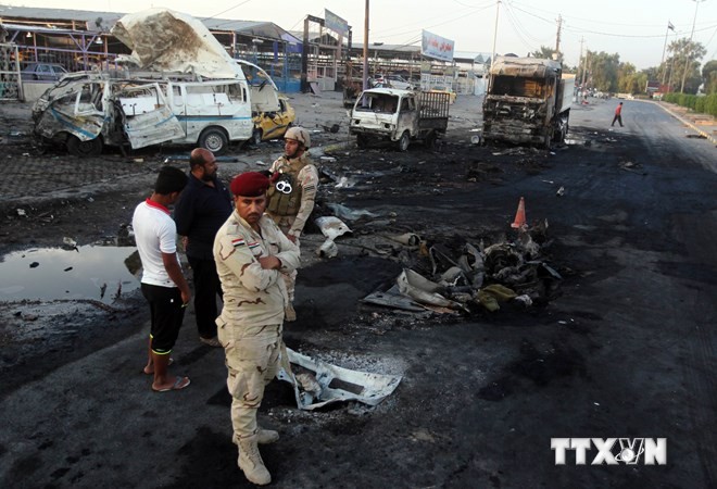 18 Tote bei Bombenanschlägen im Irak - ảnh 1