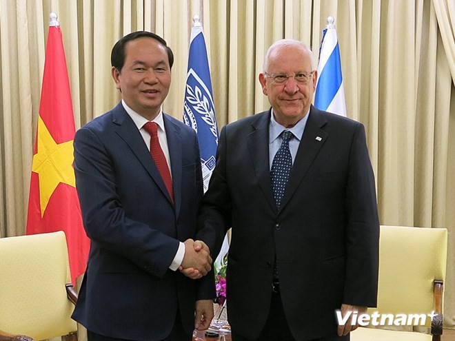 Minister Tran Dai Quang besucht Israel - ảnh 1