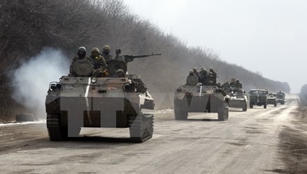 Ukrainische Armee und Separatisten einigen sich auf Abzug schwerer Waffen - ảnh 1