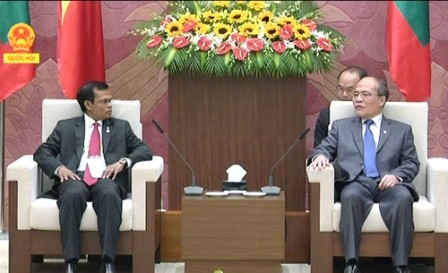 Nguyen Sinh Hung trifft den Parlamentspräsidenten der Malediven - ảnh 1