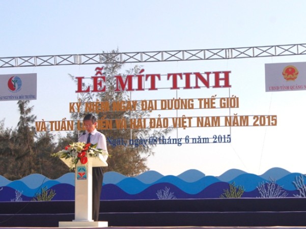 Quang Ngai: Treffen zur Woche des Meeres und der Inseln Vietnams 2015 - ảnh 1