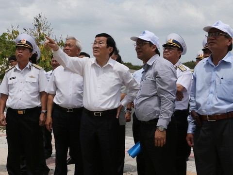Staatspräsident Truong Tan Sang besucht Khanh Hoa - ảnh 1