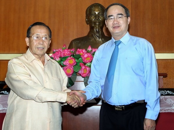 Verstärkung der Zusammenarbeit zwischen Vaterländischer Front Vietnams und Laos - ảnh 1