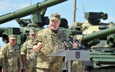 Ukraine-Kontaktgruppe einigt sich auf  Waffenstillstand - ảnh 1