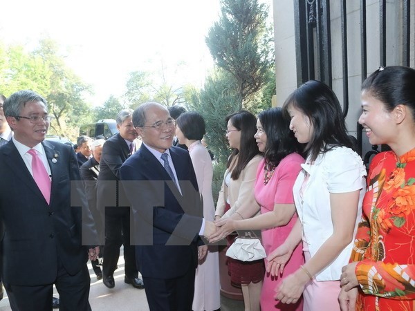Parlamentspräsident Nguyen Sinh Hung zu Gast in den USA  - ảnh 1
