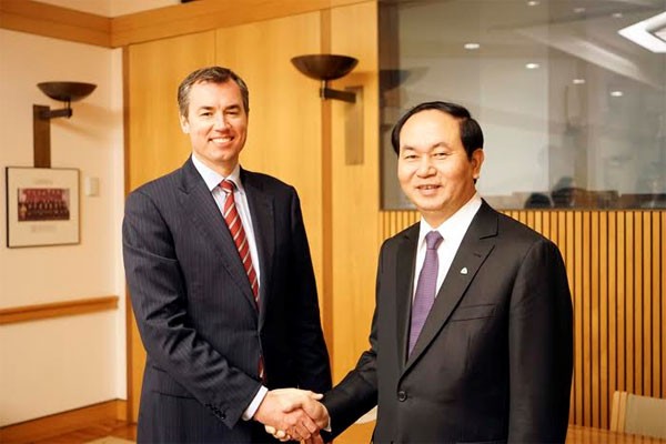 Minister Tran Dai Quang trifft Minister Australiens - ảnh 1