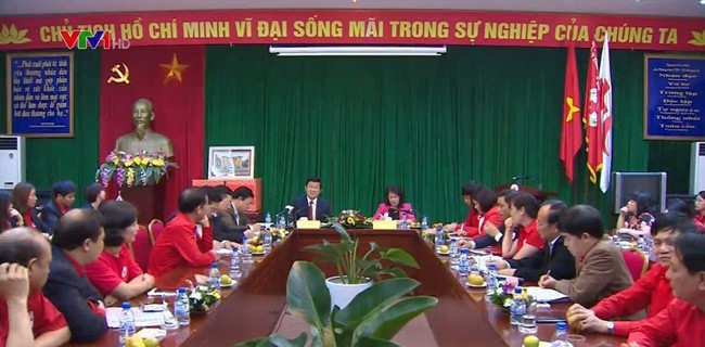 Staatspräsident Truong Tan Sang tagt mit dem Roten Kreuz Vietnam - ảnh 1