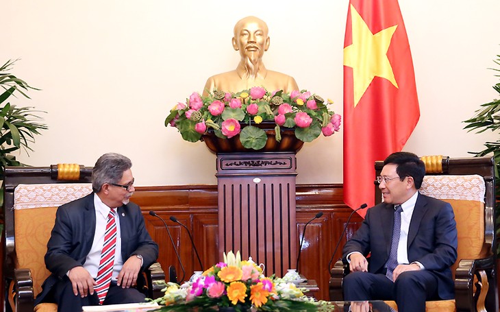 Pham Binh Minh empfängt El Salvadors Vizeaußenminister  - ảnh 1