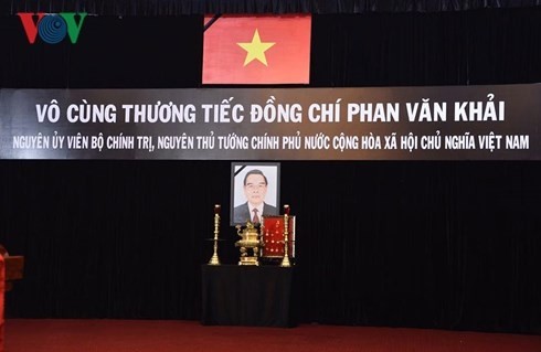 Gedenkzeremonie für den ehemaligen Premierminister Phan Van Khai - ảnh 1