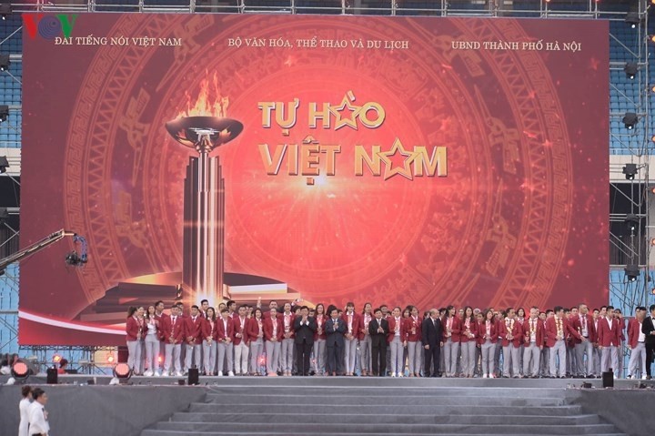 VOV-Intendant nimmt an Feier zur Ehrung der vietnamesischen Sportdelegation teil - ảnh 1