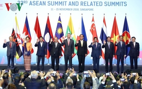 Teilnahme des Premierministers Nguyen Xuan Phuc am 33. ASEAN-Gipfel geht zu Ende - ảnh 1