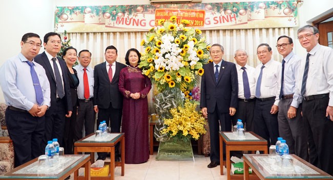 Vizestaatspräsidentin Dang Thi Ngoc Thinh beglückwunscht den vietnamesischen Protestantenverein - ảnh 1