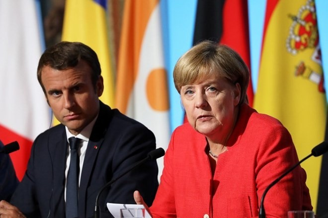 Frankreich und Deutschland rufen zur umfassenden Einhaltung des Waffenstillstands in der Ukraine auf - ảnh 1