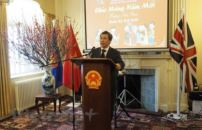 Auslandsvietnamesen feiern das Neujahrsfest Tet - ảnh 1
