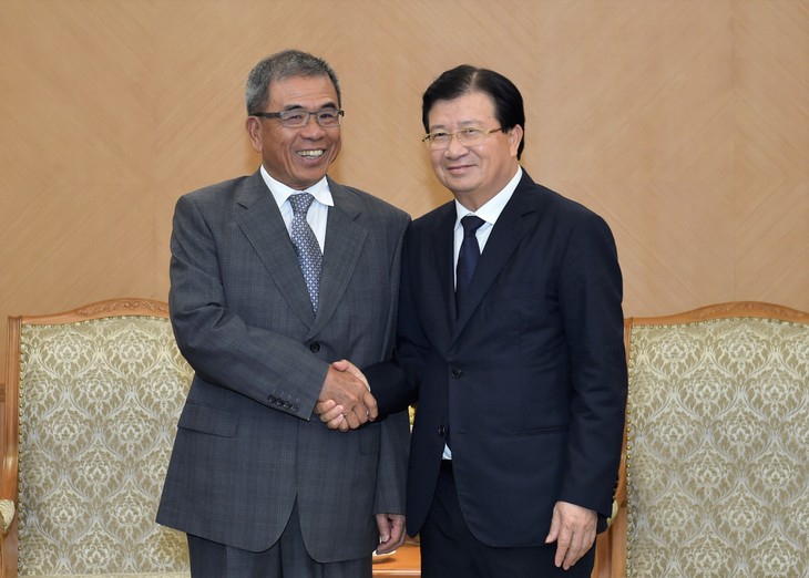 Vizepremierminister Trinh Dinh Dung trifft Vize-Vorstandschef des taiwanischen Konzerns Compal - ảnh 1