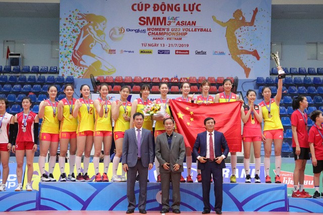 China gewinnt die Asiatische U23-Frauen-Volleyball-Meiterschaft 2019 - ảnh 1
