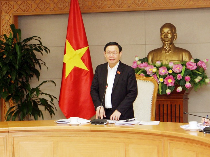 Vizepremierminister Vuong Dinh Hue leitet Sitzung für Verbesserung der Effektivität der Kollektivwirtschaft - ảnh 1