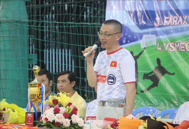 Fußballturnier für vietnamesische Unternehmen in Kambodscha - ảnh 1