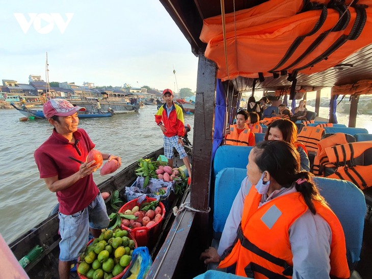 Bewahrung des schwimmenden Marktes Cai Rang in Harmonie  - ảnh 1
