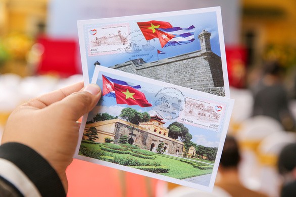 Vietnam und Kuba veröffentlichen ein gemeinsames Briefmarkenset - ảnh 1
