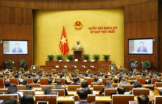 Eröffnung der ersten Sitzung des Parlaments der 15. Legislaturperiode - ảnh 1